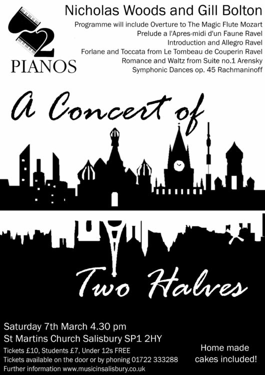 A concert of two halves