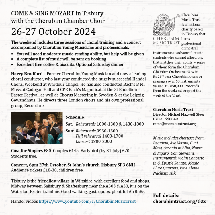 Mozart – 'from ’prentice to master' CONCERT