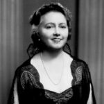 A portrait of Elizabeth  Schumann by her granddaughter.