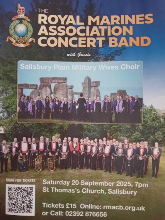 Concert with the Royal Marines and Salisbury Military Wives Choir
