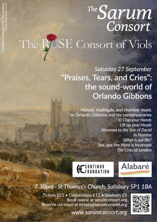 "Praises, Tears, and Cries": the sound-world of Orlando Gibbons